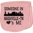 thumbnail image 2 of Inktastic Nashville Tennessee Someone Loves Me Skyline Baby Burp Cloth, 2 of 3