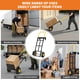 thumbnail image 3 of Heavy duty 2-in-1 convertible hand truck con 4 wheels-400lb capacity para warehouse oficina grocery garden y industrial use, 3 of 5