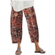 thumbnail image 2 of Puntoco Mujer Casual Estampado Cintura elástica Entrenamiento Deportes Pantalones de pierna ancha Pantalones Puntoco Puntoco-5050, 2 of 5