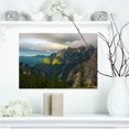 thumbnail image 1 of Sunrise with Yellow Reflection - Landscape Photo Canvas Art Print, 1 of 3