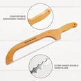 thumbnail image 3 of NULAS Bread Knife for Homemade Bread, 16" Sourdough Bread Slicer, Bow Saw Cutter with Double-sided Blades for Easy Cutting, Orange, 3 of 7