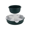 thumbnail image 1 of WREESH 1PC Kitchen Sink Hot Pot Basket Multifunctional Household Rotating Hot Pot, 1 of 2