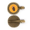 thumbnail image 1 of Épingle à Cheveux Cafard Tortue Insectes Malade Broche Pince à Cheveux Barrette, 1 of 3