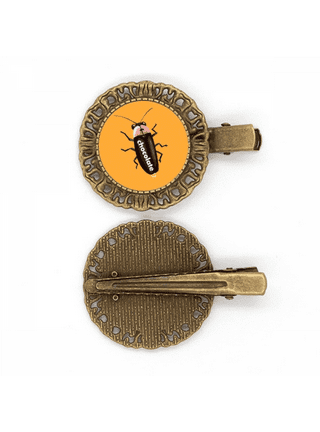 Bug's Homemade Beaded Designer Roach Clip 4” Long - Pink/Silver