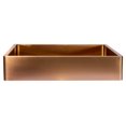 thumbnail image 2 of Eden Bath EB_SS004RG Rectangular 18.7 x 15.75-in Vessel Sink w/ Rim in Rose Gold, 2 of 7