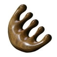 thumbnail image 1 of Massage Scalp Comb Wide Wooden Massage Little Moon, 1 of 8