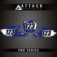thumbnail image 4 of Attack Graphics Pro Series Restyle Number Plate Backgrounds Compatible with Cycra Powerflow Body Kit for Yamaha YZ450F 2018, 4 of 4