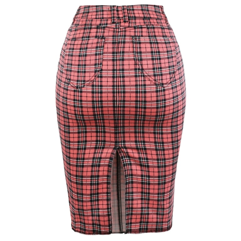 Pink denim skirt 5xl discount
