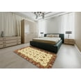 thumbnail image 4 of Ahgly Company Indoor Square Abstract Red Oriental Area Rugs, 6' Square, 4 of 6