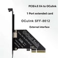 thumbnail image 5 of PCIe 4.0 X4 to Oculink SFF8611/8612 Expansion Card to SFF-8639 U.2 SSD for External Graphics Card fo, 5 of 5