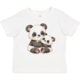 thumbnail image 3 of Inktastic Cute Panda Bear with Baby Boys or Girls Baby T-Shirt, 3 of 5
