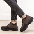 thumbnail image 5 of NOKIO Men's Snow Boots Fashion Casual Sneakers Breathable Flat Bottom Casual Shoes Winter Padded Warm Men's Boots Men'S Anti-Snow Winter Shoes, 5 of 5