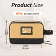 thumbnail image 6 of UNIWELL Toiletry Bag for Men, Travel Essentials Shaving Dopp Kit, Mens Travel Bag Toiletries Organizer Case for Grooming, PU Leather Water Resistant Cosmetic Bag Pouch Khaki, 6 of 9