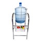 thumbnail image 2 of Soporte Porta Garrafón Para Agua De Acero Cromado Con Canastilla, 2 of 6