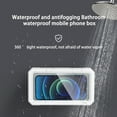 thumbnail image 5 of Washranp 360-degree Rotation Shower Phone Holder,Retractable Wall-Mounted Waterproof Cellphone Case with Touch Screen for Bathroom Bathtub, 5 of 8