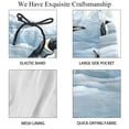 thumbnail image 4 of luoweisi Men's Beach Shorts Quick Dry Swim Trunks with Mesh Lining Penguin 2XL, 4 of 5