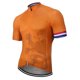 thumbnail image 2 of Nueva camiseta de ciclismo de Holanda para hombre, color naranja, ropa de ciclismo, ropa de ciclismo, manga corta, personalizable, 2 of 4