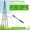 thumbnail image 5 of 2 Pack Garden Trellis for Climbing Plants Outdoor, Plant Support Tower Obelisk Trellis 63'' Garden Trellises for Vines, Flowers, Indoor Potted Plant, Rose, Cucumber, Tomato, Pea, Clematis, 5 of 8