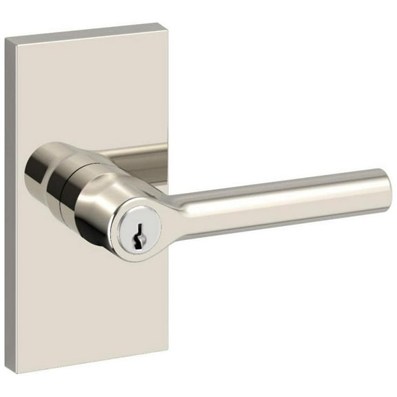 Baldwin En.Tub.Cfr Tube Single Cylinder Keyed Entry Door Lever Set - Nickel
