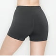 thumbnail image 3 of ALWAYS Women's 1" Waistband Yoga Lounge Shorts Charcoal 2XL, 3 of 7