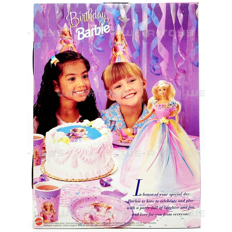 Birthday Barbie Doll Prettiest Way to Celebrate Your Birthday 1997 Mattel 18224 Walmart