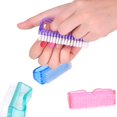thumbnail image 3 of 4 Pieces Handle Nail Brush Nail Hand Scrubbing Cleaning Brush (Large, Multicolor), 3 of 5