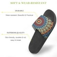 thumbnail image 3 of GZHJMY Stylish Slides for Women Men, Blue Vintage Abstract Patterns Soft Flexible Slip-on Sandals Slippers, 3 of 7