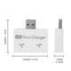 thumbnail image 4 of Concentrador divisor USB 2.0 dual, nuevo adaptador conversor para cargar dos dispositivos simultáneamente, compatible con teléfonos, computadoras y unidades USB., 4 of 5