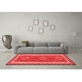 thumbnail image 3 of Ahgly Company Indoor Square Oriental Red Traditional Area Rugs, 7' Square, 3 of 4