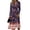 Royal Blue, variant on BOMYJESK Summer Dress Ruched Flowy Wrap Crossover V Neck Midi Dress Vintage Elegant Lightweight Breathable Office Dress Dark Gray 2XL