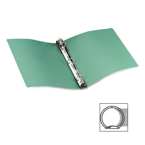 Avery Hanging Storage Flexible Binder 1' Binder Capacity - Letter - 8 1/2' x 11' Sheet Size - 175 Sheet Capacity - 3 x Round Ring Fastener(s) - Vinyl - Green - 9.28 oz - Gap-free Ring, Locking Ri