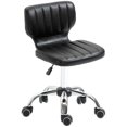 thumbnail image 1 of Tabouret de Salon à Hauteur Réglable, Tabouret Roulant en Cuir PU avec Dossier, Roues pour Beauté, Spa, Tatouage, Bureau à Domicile, Noir, 1 of 7