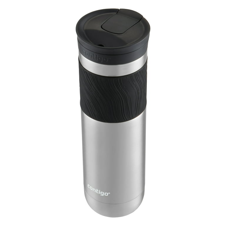Byron Stainless Steel Travel Mug with SNAPSEAL™ Lid and Grip, 16 oz, 2-Pack