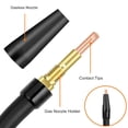 thumbnail image 4 of 4 Pcs MIG Welding Flux Core Gasless Nozzle, MIG Welder Accessories Equipment Nozzle, Welding Parts Protective Nozzle Compatible for 15AK 14AK FC90 K3493-1, 4 of 8