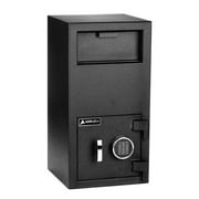 AdirOffice Black 3 cu. ft. Steel Digital Safe Drop Box Deposit Safe