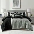 thumbnail image 1 of Shatex 7 Piece All Season Bedding King size Comforter Set, Ultra Soft Polyester Elegant Bedding Comforters, 1 of 5