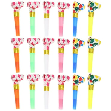 20 Pcs Blow Roll Air Blower Party Horns Blowers Noisemaker Noisemakers Noise Makers Funny Party Blowouts Child