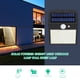 thumbnail image 2 of Lámpara de exterior Irfora 170 LEDs Luz de energía con energía solar Lámpara para exteriores Luces de valla de calle de pared Control de luz sensible / sensor de movimiento PIR Detector de movimiento Irfora Lámpara de exterior, 2 of 2