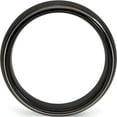 thumbnail image 2 of Titanium Black Ti Ribbed 8mm Band, 2 of 5