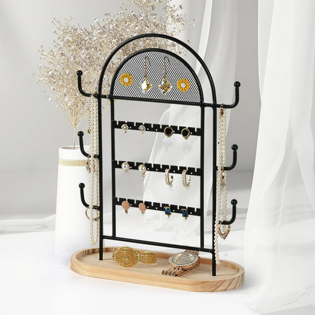 Jewellery Display Stand Earring Necklace Bracelet Ring Jewellery Storage Large Capacity Organise Desktop Keep Tidy