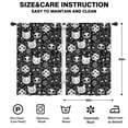 thumbnail image 2 of Blackout Kids Curtains,Bat Silhouette Halloween Pattern Childrens Insulated Curtains Set Of 2,Bedroom Essentials,Toddler Room Decor 42"x63", 2 of 5