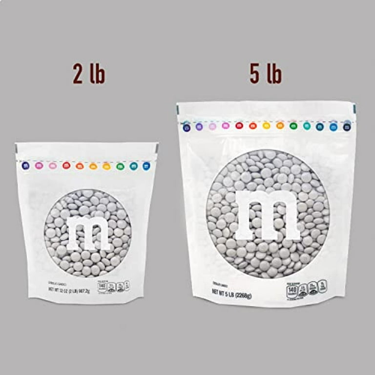 My M&Ms Platinum Milk Chocolate Bulk Candy Of Resealable Bag For Themed  Holiday Candy Buffet & Giveaway, Edible Decor, Diy Christmas Candy Favors,  32
