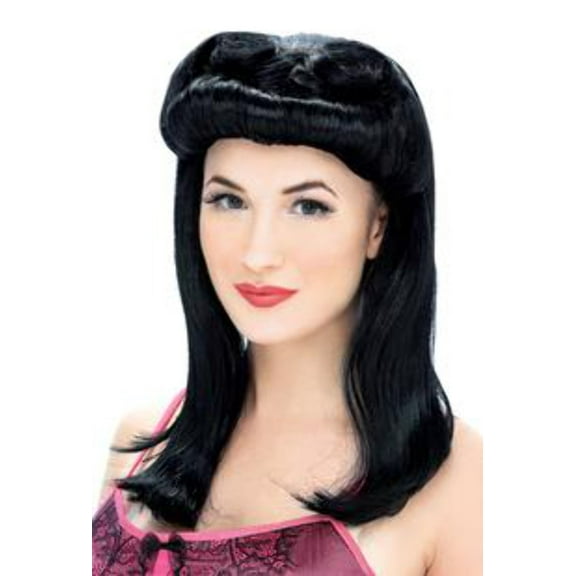 Black Pinup Wig Adult