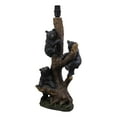 thumbnail image 2 of Ebros Whimsical 3 Adventurous Black Bear Cubs Climbing Stunted Tree Table Lamp, 2 of 9