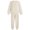 Beige, variant on TSSOE Toddler Kids Baby Pyjamas Set Long Sleeve Tops with Bottom for Boys Girls Winter Warm Fleece Outfits Blue 18-24 Months