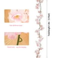 Willstar 4pcs 6 FT Artificial Cherry Blossom Flower Vines Hanging Silk ...