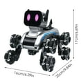 thumbnail image 4 of Eight Wheeled Gesture Sensing Stunt Robot Dog Interactive Smart Remote Control Toy That Walks And Sings, 4 of 9