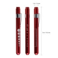 thumbnail image 3 of Pungan Penlight PIXNOR 3pcs Reusable LED Penlight with Warm White Light / Pupil Gauge (Random Color),5.31"X0.51"X0.51", 3 of 9