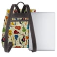 thumbnail image 3 of Fotbe Different Kind Of Guitars Mochila Bolso con Estampado para Mujer, Mochila Antirrobo de Nylon Impermeable, Bolsa Ligera de Hombro, 3 of 4