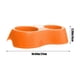 thumbnail image 3 of Comedero Doble para Mascotas Macaroon | Comedero y Bebedero Ovalado Pequeño de Plástico para Perros | Comedero Portátil, Ligero y Antideslizante para Viajes, Exteriores y Uso Doméstico | Utensilio de, 3 of 6